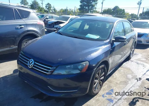 2014 Volkswagen Passat 1.8T Wolfsburg Edition from USA, damaged, VIN 1VWAT7A32EC066324